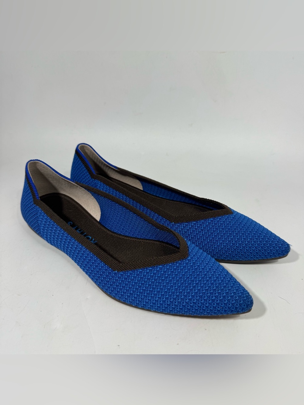 Rothys The Point Flat Women’s 8.5 Lazuli Blue Pointed Toe Shoe